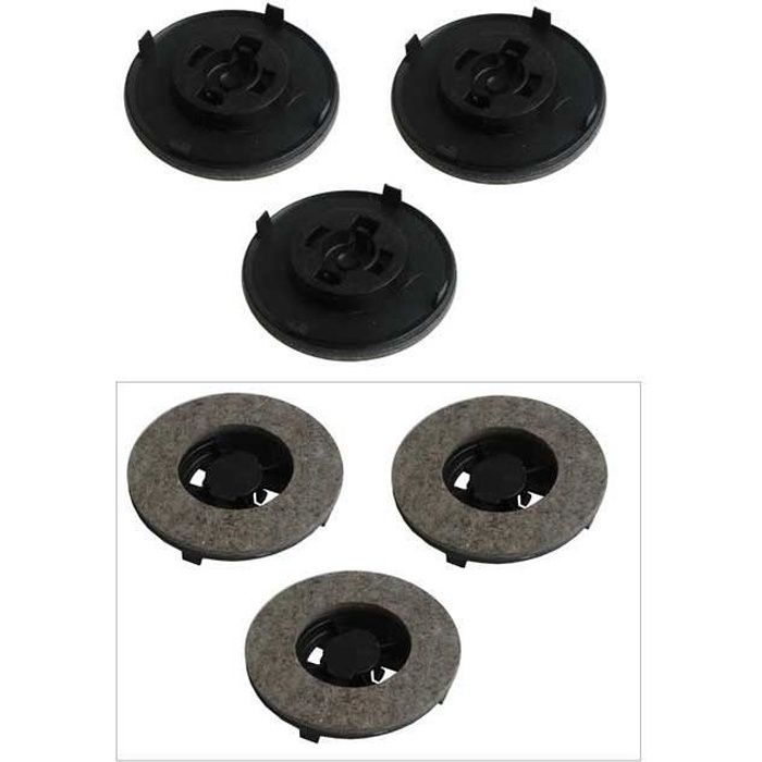 Set de Brosses Pour Cireuse Hoover Z5 - vue 2