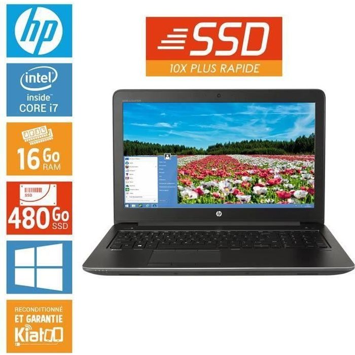  ZBOOK 15 core i7 16 go ram 480 go disque dur