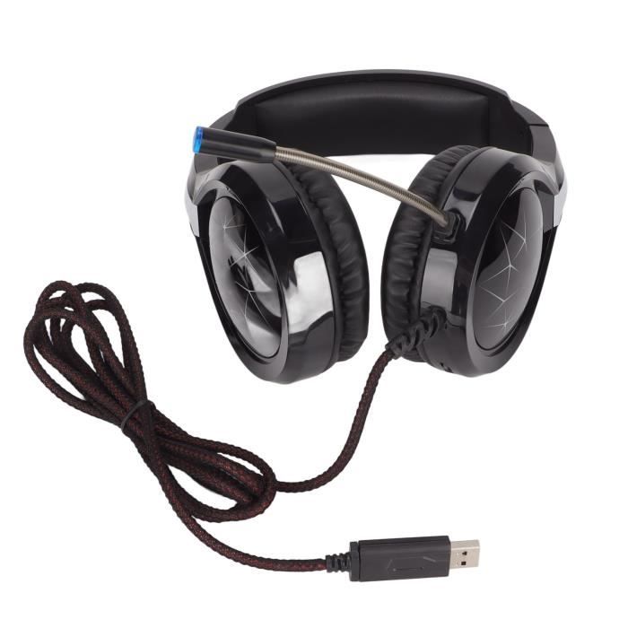 Casque USB PC Avec Micro Antibruit - Ultra Léger, Confort Toute La Journée, Idéal Skype, Call Center, Bureautique, Conférences
