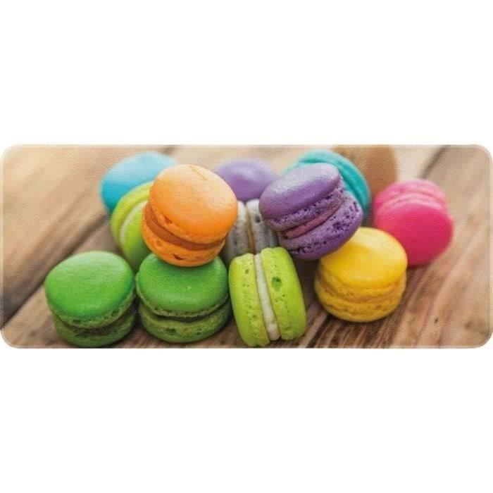 Tapis de cuisine - 50x120 cm - Macarons