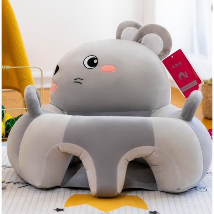 Fauteuil Enfant Hippopotame - Canapé Bébé Douillet En Mousse, Siège De Lecture Léger Avec Dossier, Idéal Chambre Enfant