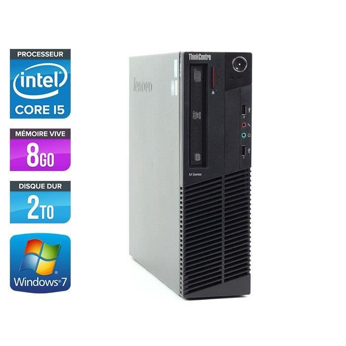 Lenovo M91P - Core i5-2400 - 3 1GHz - 8Go - 2To