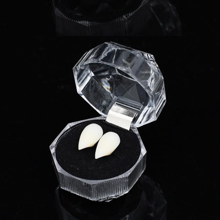 Halloween Prothese Dentaire Vampire Blanc Prothese De Vampire Halloween 15mm Achat Vente Fixateur Prothese Dent Halloween Prothese Dentaire Cdiscount