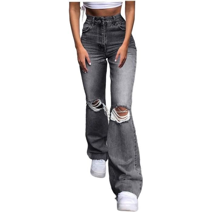 Jean femme taille hotsell basse coupe droite
