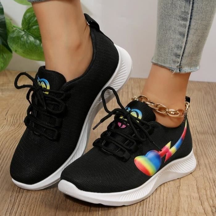 JOMIX Chaussures Sport Running Baskets Femme - Légères Respirantes Pour Marche, Gym Et Quotidien