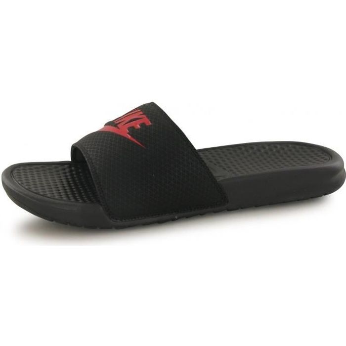 claquette nike rouge et blanche