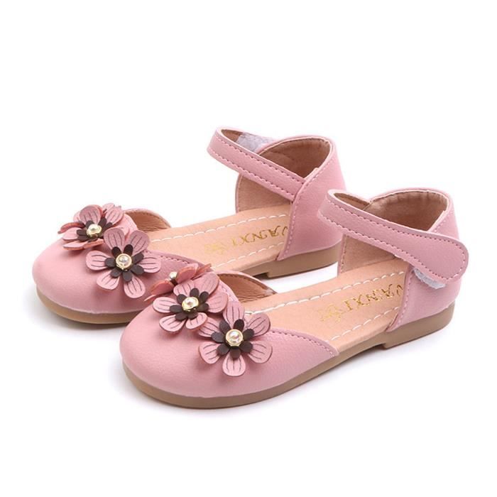 Sandale Nu Pieds Enfant En Bas Age Enfants Bebe Filles Fleur Unique Princesse En Cuir Chaussures Sandales Lmhpk29 Lavieni Cdiscount Auto