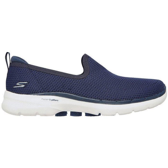 Skechers Baskets à enfiler femmes Skechers Gowalk 6 Clear Virtue - Bleu marine - Synthétique - A élastique