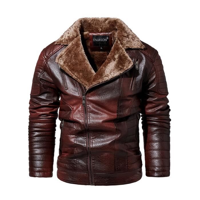 Blouson homme cuir hiver top