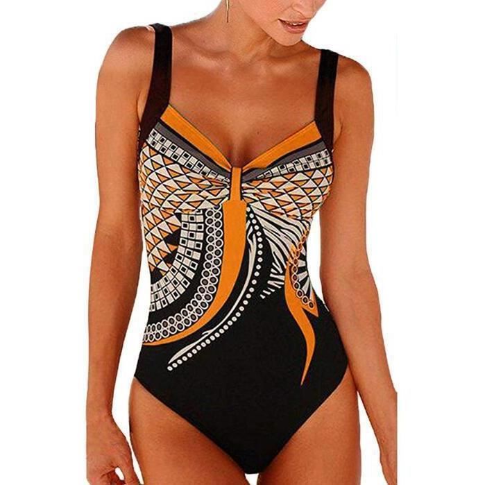 MAILLOT DE BAIN ENTRAINEMENT NATATION DOUBLE BRETELLES CRAZY POP JAUNE/ROSE FUSHIA