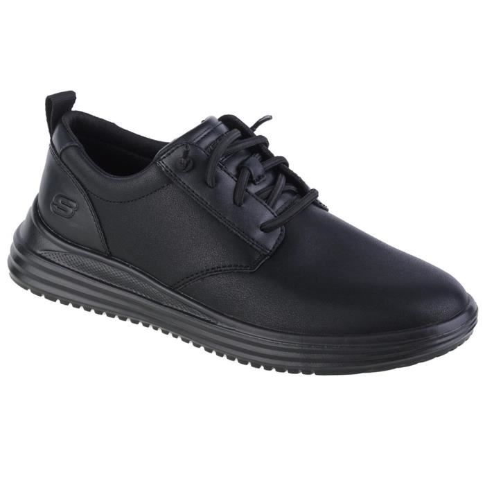 chaussures de running - skechers - 204667bbk - homme - noir - drop 10mm