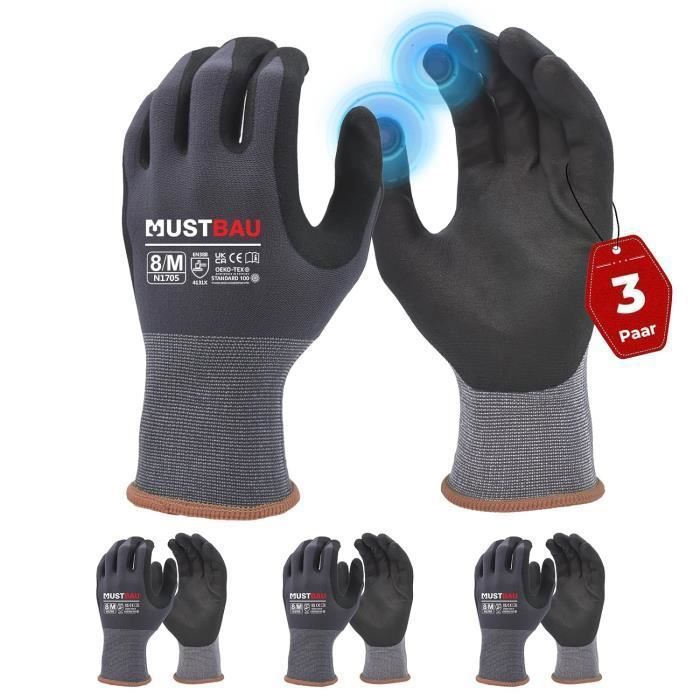 Huayuwa Lot de 5 paires de gants résistants à la transpiration pour écran tactile et manettes de jeu pour téléphone PUBG Noir bleu