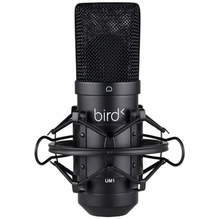 Bird UM1 Noir - Microphone USB Cardioïde à Condensateur PC et Mac pour  Broadcast et Enregistrement Streaming, Podcasting, Conférence - Cdiscount  TV Son Photo