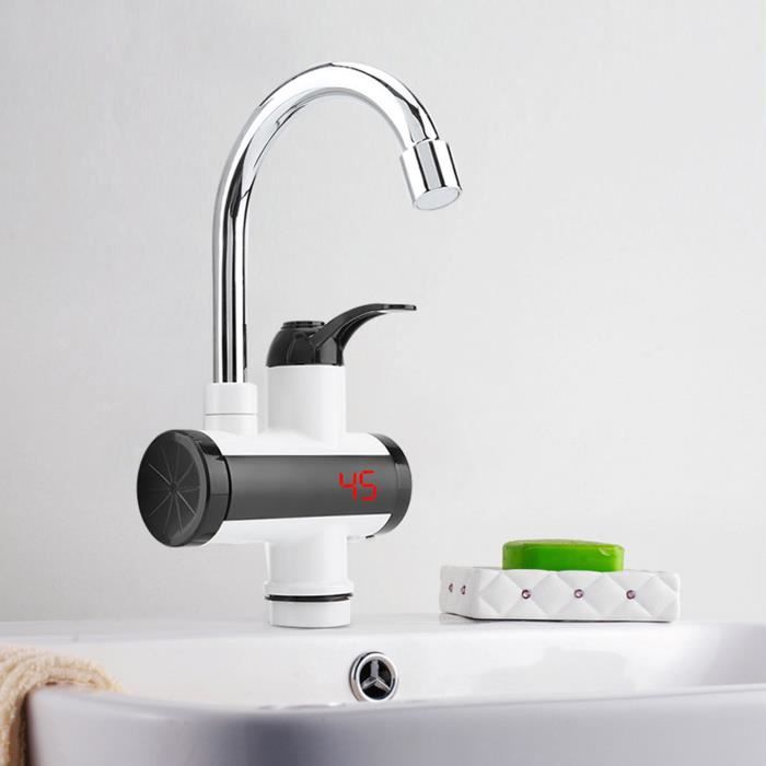 OMABETA robinet de température Distributeur instantané d'eau chaude et froide, chauffage du robinet, bricolage chauffe-eau