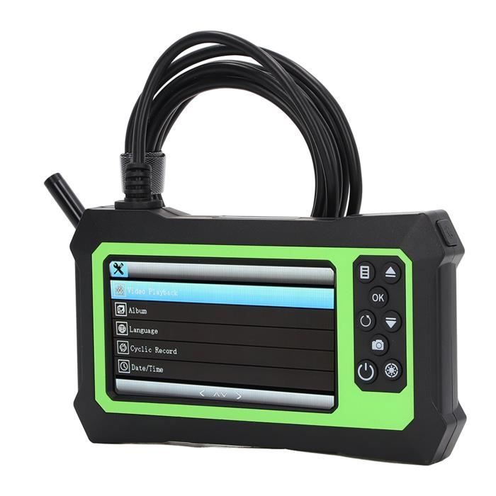 CEN endoscope d'inspection Endoscope 8mm Lentille 4.3in Écran LCD