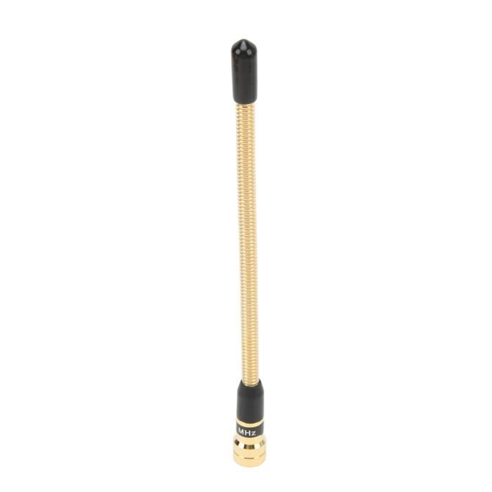 Antenne WiFi Triple Bande 2,4 GHz / 5,8 GHz / 6 GHz - Gain 12 DBi - Câble SMA 140 Mm - Pour Carte WiFi, Routeur, PC - Améliore La Portée Et La Stabilité Du Signal - 4