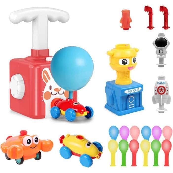 Voiture à Ballon Jouet Éducatif | Lanceur De Ballon Sans Pile | Cadeau Enfant Pour Découverte Scientifique