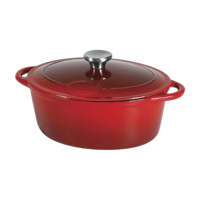 Mini cocotte ovale - fonte d'aluminium - 25cl - 12x8,5cm de LACOR