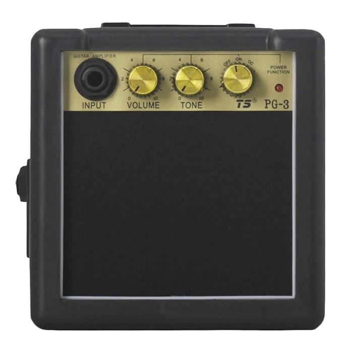 Portable Mini Ampli Basse Guitarra AMP 5W HautParleur ClipOn Guitare