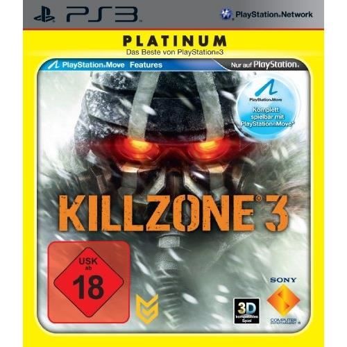 Sony Computer Entertainment Jeu PS3 - Killzone 3 - Platinum - Tir Fps - Mode En Ligne - Pegi 18+