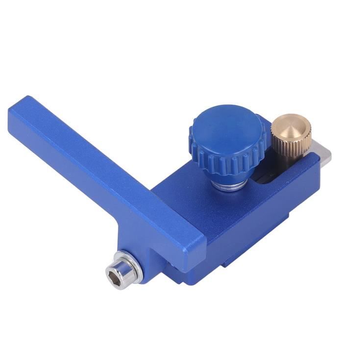 Butée De Rail En T En Alliage D'aluminium - Type 75, Pour Travail Du Bois, CNC - Réglable, Fixable - Couleur Rouge