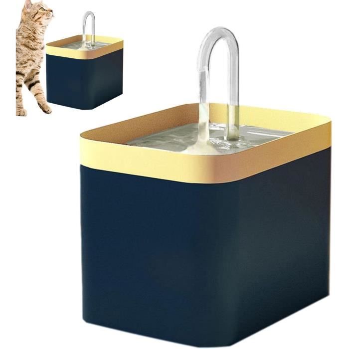 Fontaine à Eau Automatique Pour Chat Et Chien - Sans Fil, 1500 Ml - Avec Filtre - Design Transparent