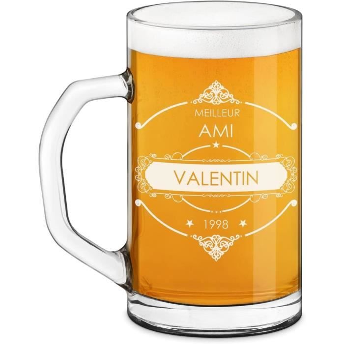 Verres à Bière Chope Bière Union Jack | Verre Drapeau Anglais Vintage & Stylé Verre A Biere