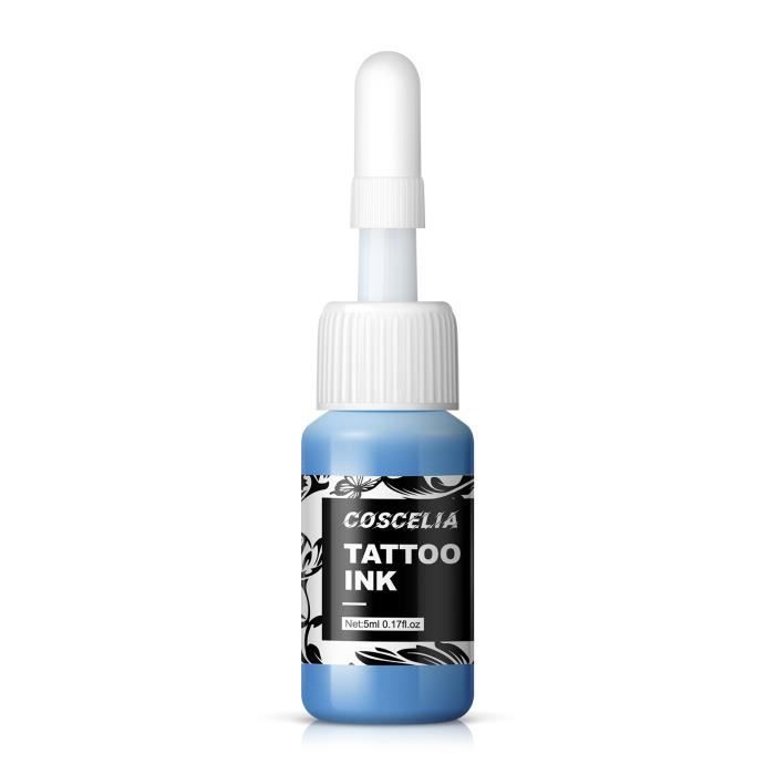 Encre Noire Professionnelle Pour Tatouage HAWINK - Flacon De 200 Ml (6.7 Oz), Pure, Stable, Pour Liner Et Ombrages