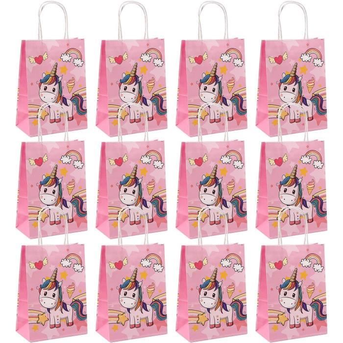 Qemsele Boîtes De Fête Sac De Fête Pour Enfant 12 Pcs En Forme De