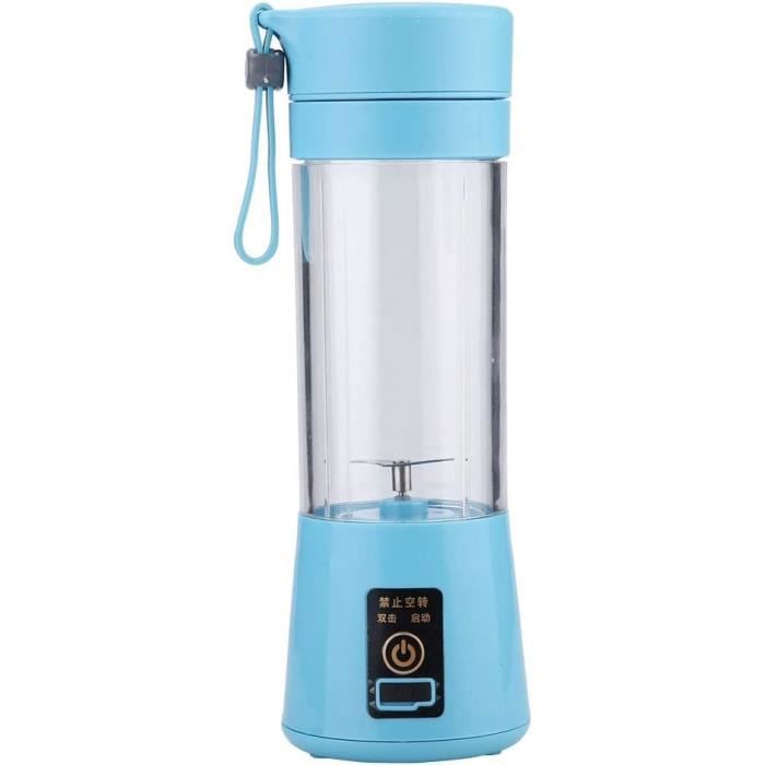 Blender Portable Réchargeable - 40W, 6 Lames Inox - Pour Smoothies, Jus - Maison, Bureau, Voyage