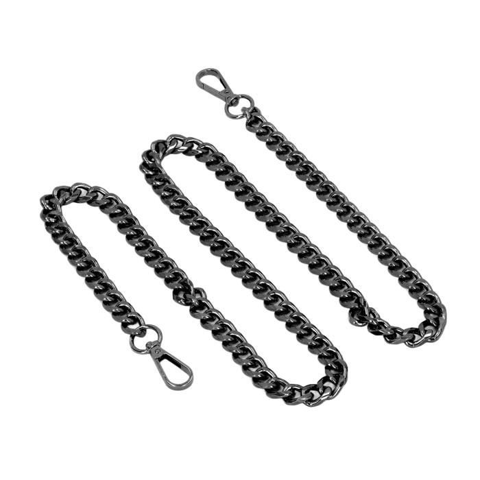 Chaîne à Maillons Torsadés En Or Blanc - 1.1 Mm D'épaisseur - Longueurs 40.6 à 61 Cm - Fermoir à Ressort - Pour Pendentif Ou Seule