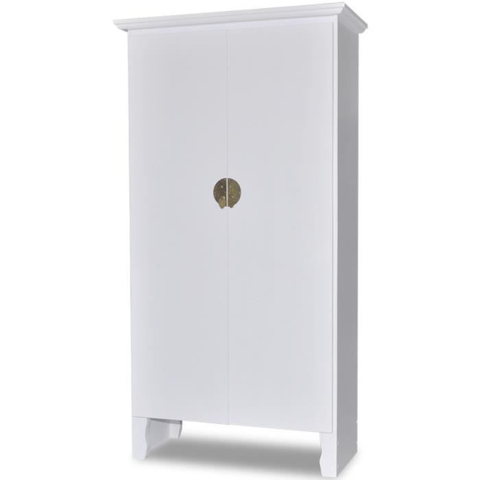 Armoire De Mariage Chinoise En Bois Avec 3 Etageres Et 2 Portes