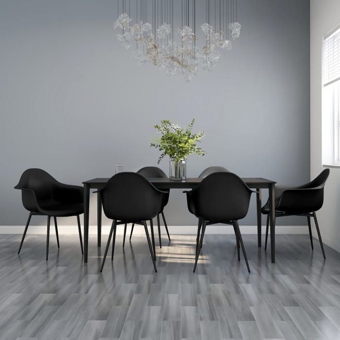 vidaXL Lot de 6 Chaises à Manger Sièges à Dîner Chaises de Repas Meubles de de Salle à Manger Cuisine Maison Intérieur 3082357