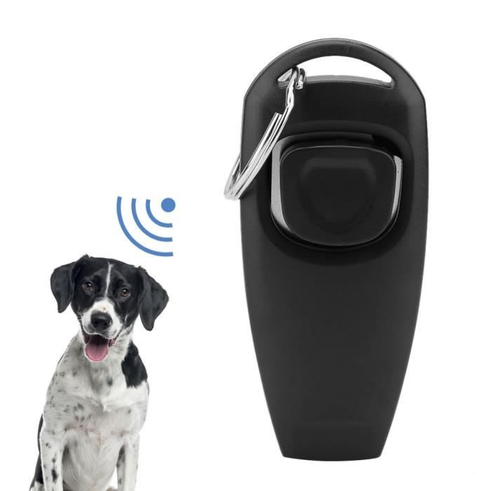 Meilleurs prix pour Vvikizy Sifflet de dressage de chien Sifflet Clicker pour chiot et chien, dressage d'obéissance pour chat, sport pour Noir
