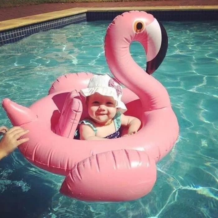Bouee Gonflable Flamingo En Forme De Bebe Anneau Natation Gonfle Taille 100 X 105 60 Cm Cdiscount Jeux Jouets