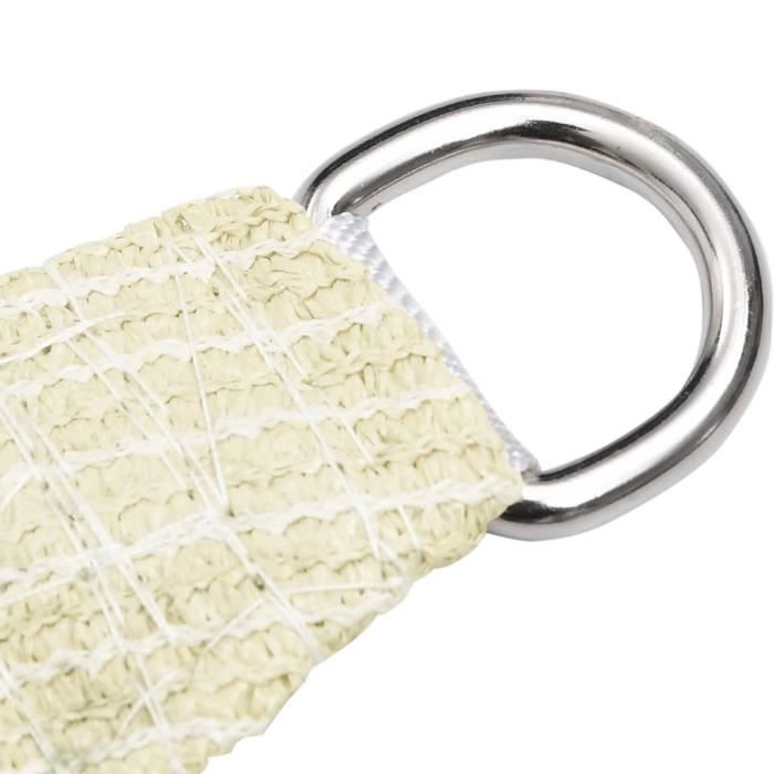 LesSaisons Voile d'ombrage 160 g/m² Crème 3x3 m PEHD 117221 - Cdiscount ...