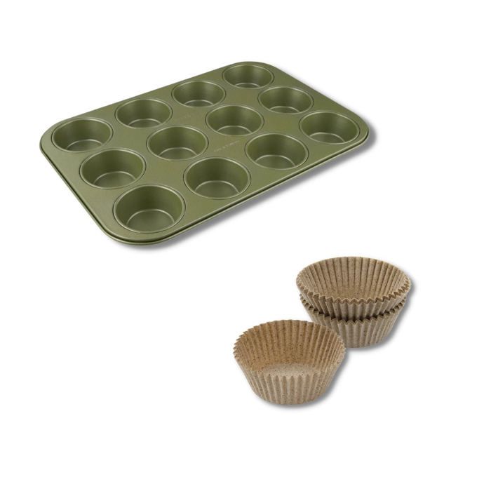 Zenker Ensemble 2 pièces spécial muffins Green Vision - vue 1