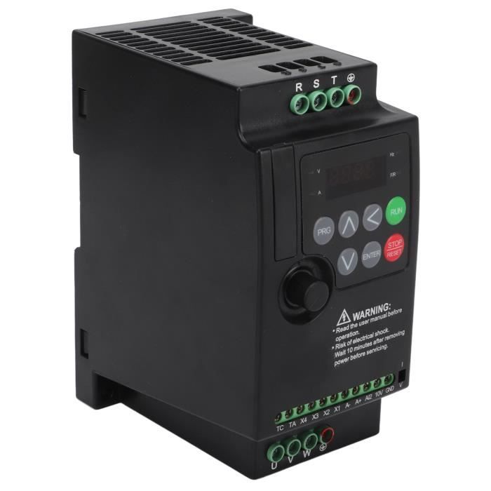VFD Variateur De Fréquence 1,5 KW – Entrée 380V Triphasé – Sortie AC380V – Avec Ventilateur Intégré