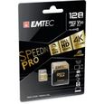 Emtec Carte mémoire SpeedIN PRO mémoire flash 128 Go MicroSDXC Classe 10 UHS-I-1