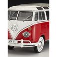 REVELL Model Set VW T1 Samba Bus Maquette à Construire, à Coller et à Peindre, Avec Accessoires-1