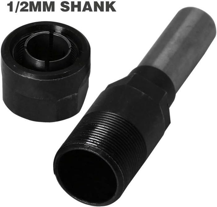 Router Bit Guide Collet Router Collet Extension Bit de routeur Extension de collet et rognage ...
