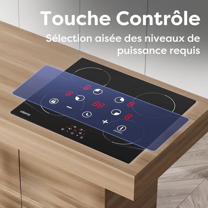Plaque à induction portable Ciarra 1 feu : Test & Avis