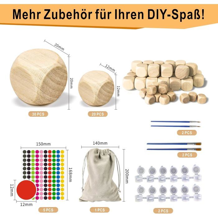 Pièces de bois rustique naturel non fini, 50 pièces, pour bricolage, décoration artisanale