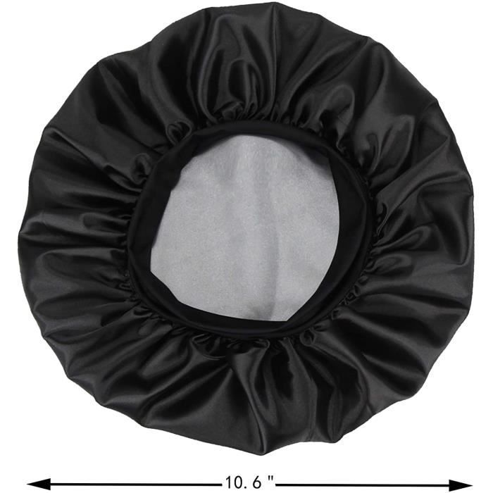 BONNET DE DOUCHE,6--Bonnet de nuit en Satin à motif mignon pour enfants,  Turban élastique à large bord, chapeau de chimio, accessoir - Cdiscount Au  quotidien