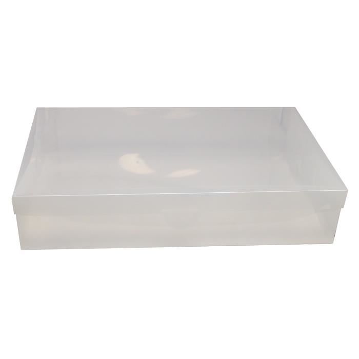 Boîte à Chaussures Transparente 3 étages Heikoeco - Range-chaussures Empilable Jusqu'à Pointure 46