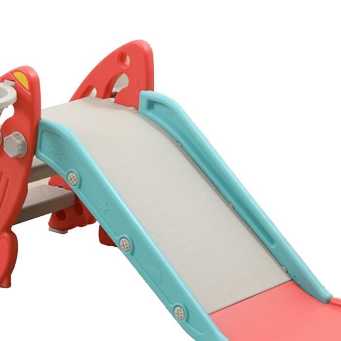 Toboggan Enfant HT-21319 – Aire De Jeux Intérieur/Extérieur Avec Rampe Antidérapante, Jusqu’à 100 Kg