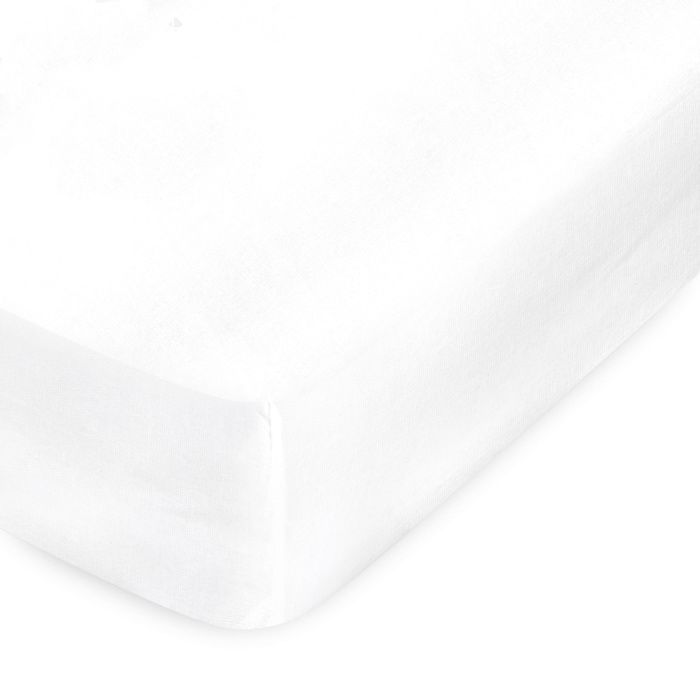 VidaXL Protège-Matelas Blanc 140x220 Cm Imperméable - Drap-Housse Respirant Avec Jupe 360°