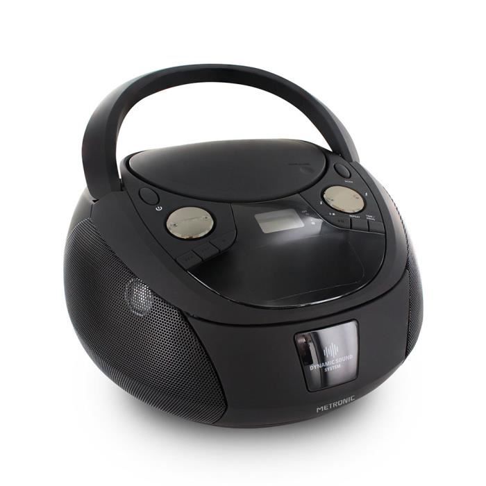 Lecteur CD Dynamic Sound MP3 Bluetooth - METRONIC - Noir - Intérieur -  Cdiscount Jeux - Jouets