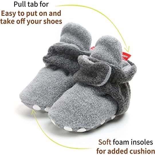 Chaussons Bebe - Bottes Bande pour Bébé - Garder au Chaud Doux