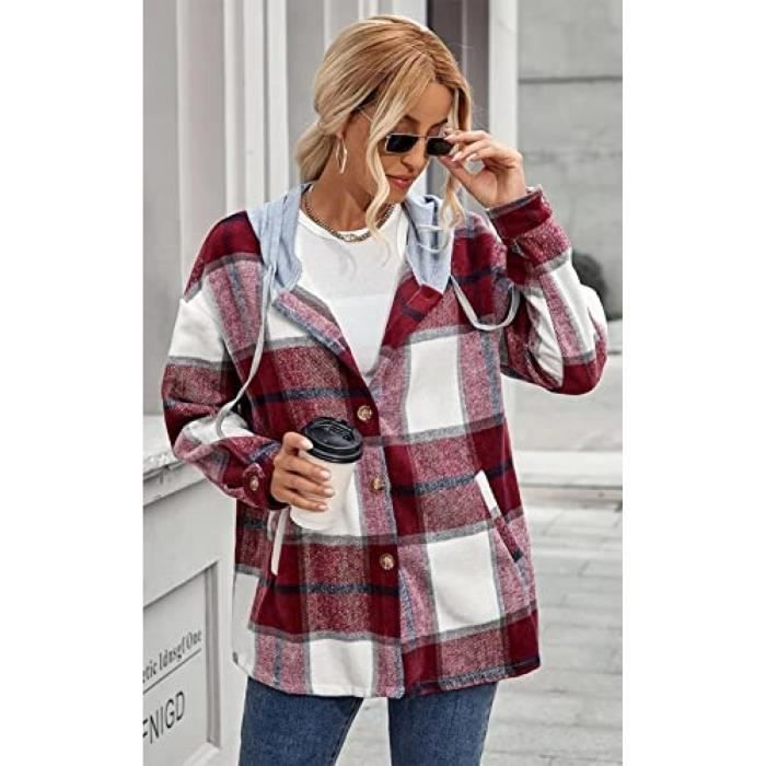 Veste hot sale à carreaux